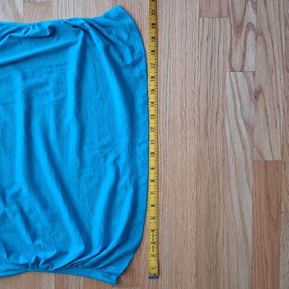 Belle Kim Gravel Top in Teal XL - Picture 6 of 10